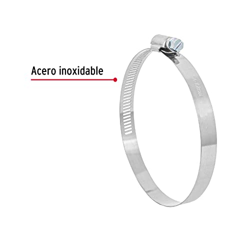 Truper 44248 / AB-60-3 5/16" (84 Mm) to 4 1/4" (108 Mm), Stainles Steel Hose Clamp
