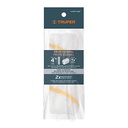Replacement Mini Roller W/paint, Plush, Polyester 4 X 3/4 '