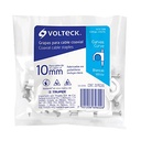 Cleat Curve, 10 Mm, White, 20 Parts Bag