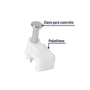 Flat Cable Clamp, 3 X 6 Mm, White, Bag 20 Pcs