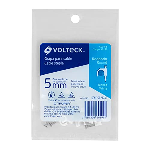 Cleat Curve, 5 Mm, White, 20 Parts Bag
