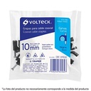 Cleat Curve, 8 Mm, Black, Bag 20 Parts