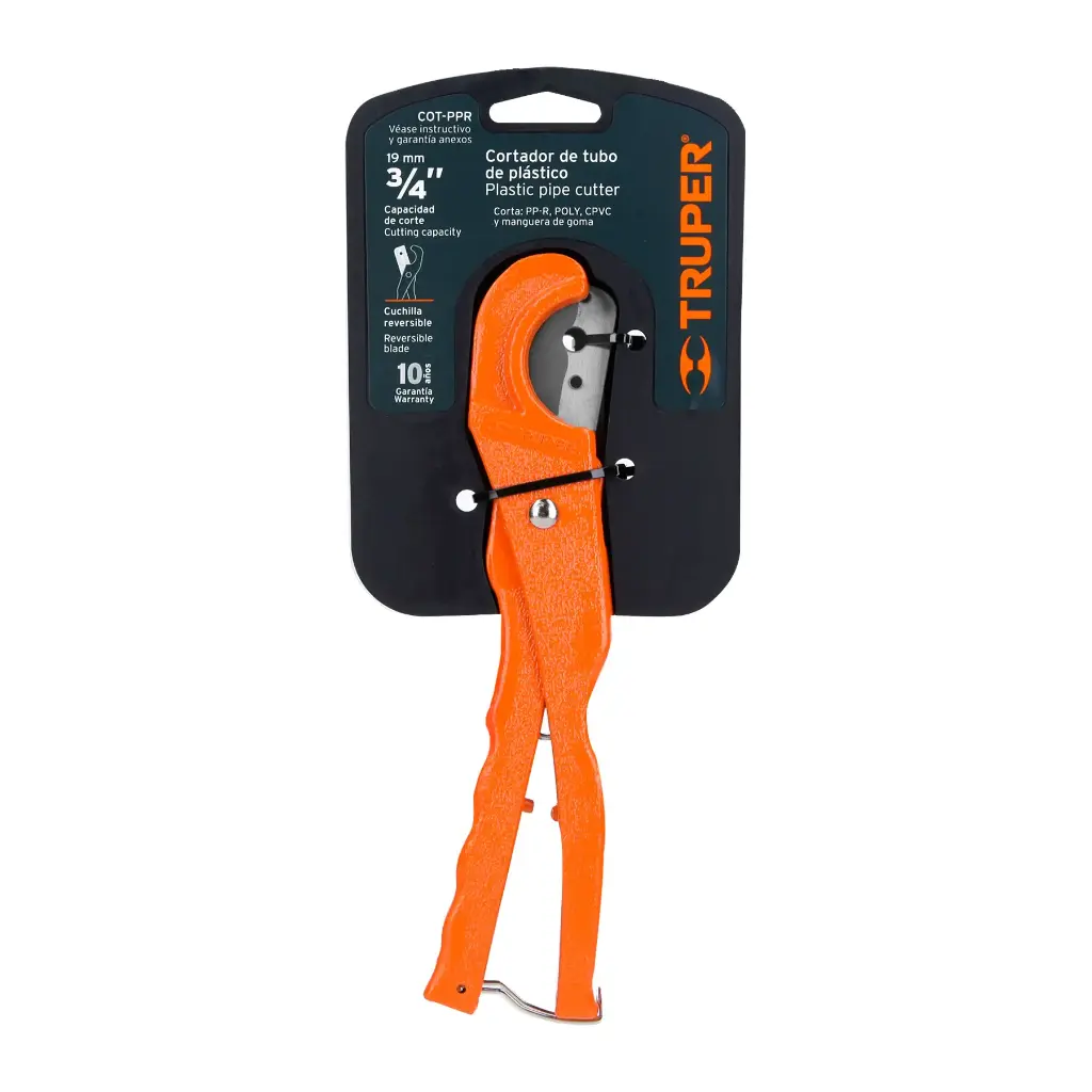 CORTADOR TUBO PVC CUCHILLA TRUPER 12857 COT-PPR