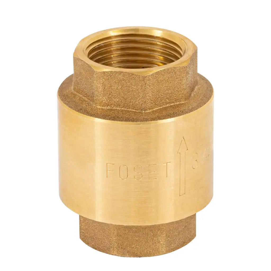 VALVULA CHECK 3/4 CON RESORTE FOSET 49066 