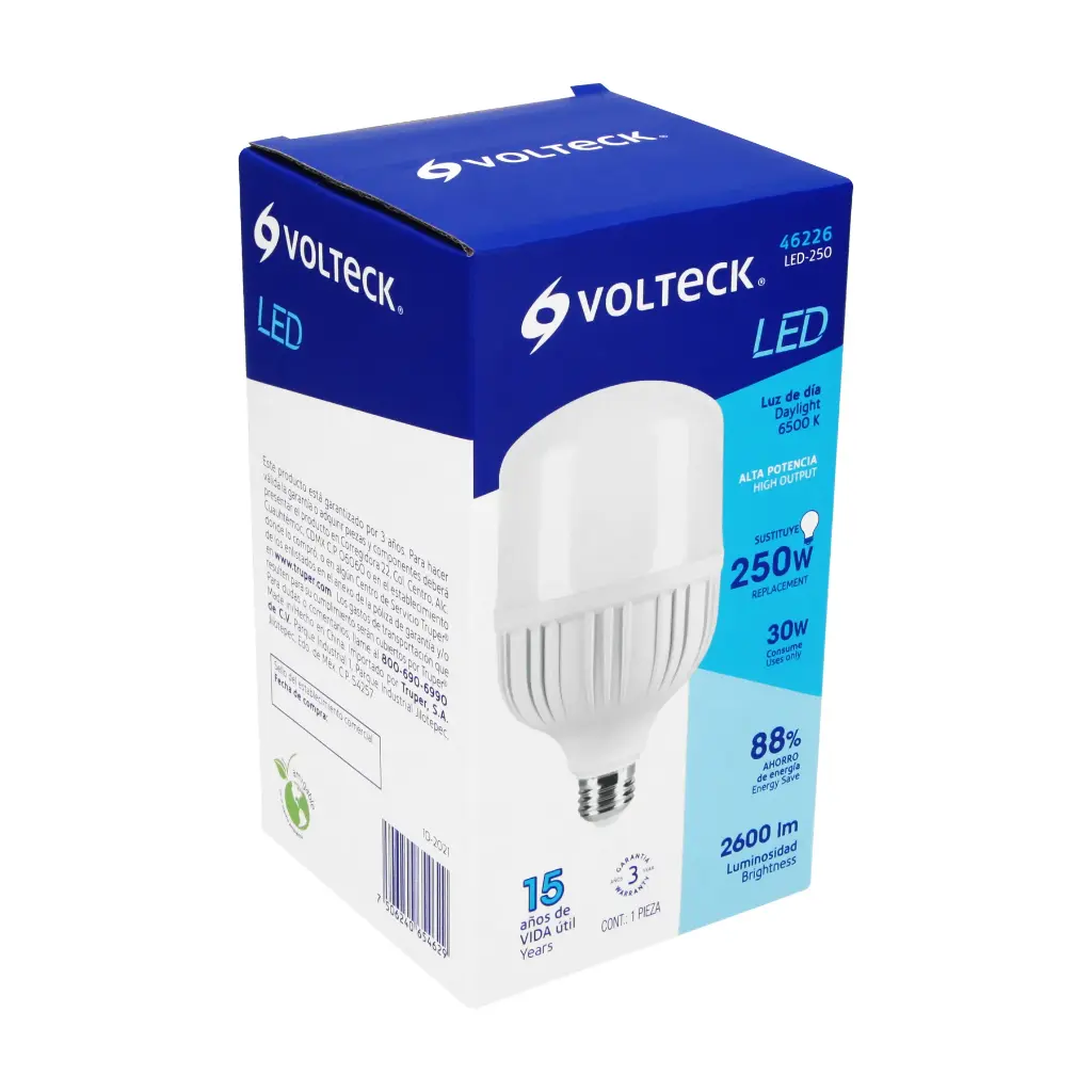 FOCO/LAMPARA 30W LED DIA VOLTECK 46226 LED-250