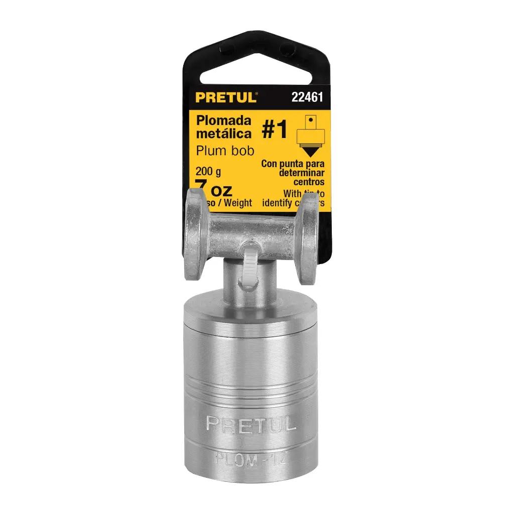 PLOMADA ZAMAC #1 200GR PRETUL 22461 PLOM-1Z
