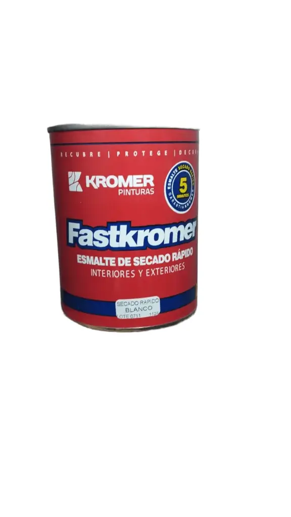 ESMALTE 1L BLANCO SECADO RAPIDO FASTKROMER