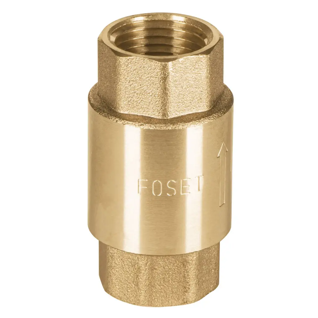 VALVULA CHECK 1/2 CON RESORTE FOSET 49065 