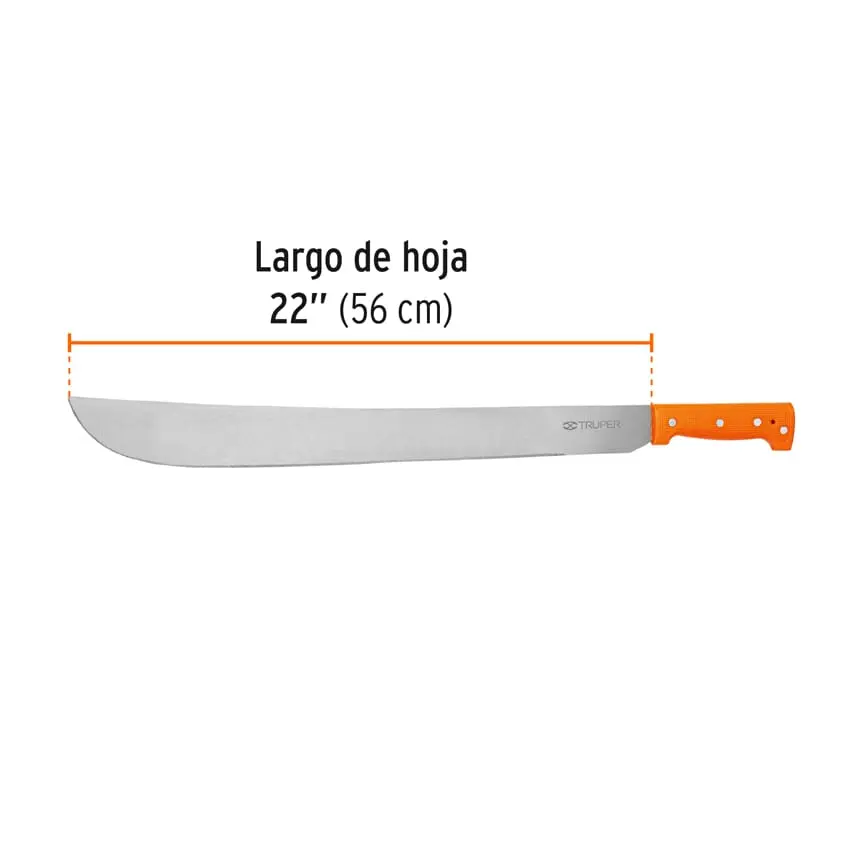 MACHETE 22P NARANJA TRUPER 15887 T-460-22P