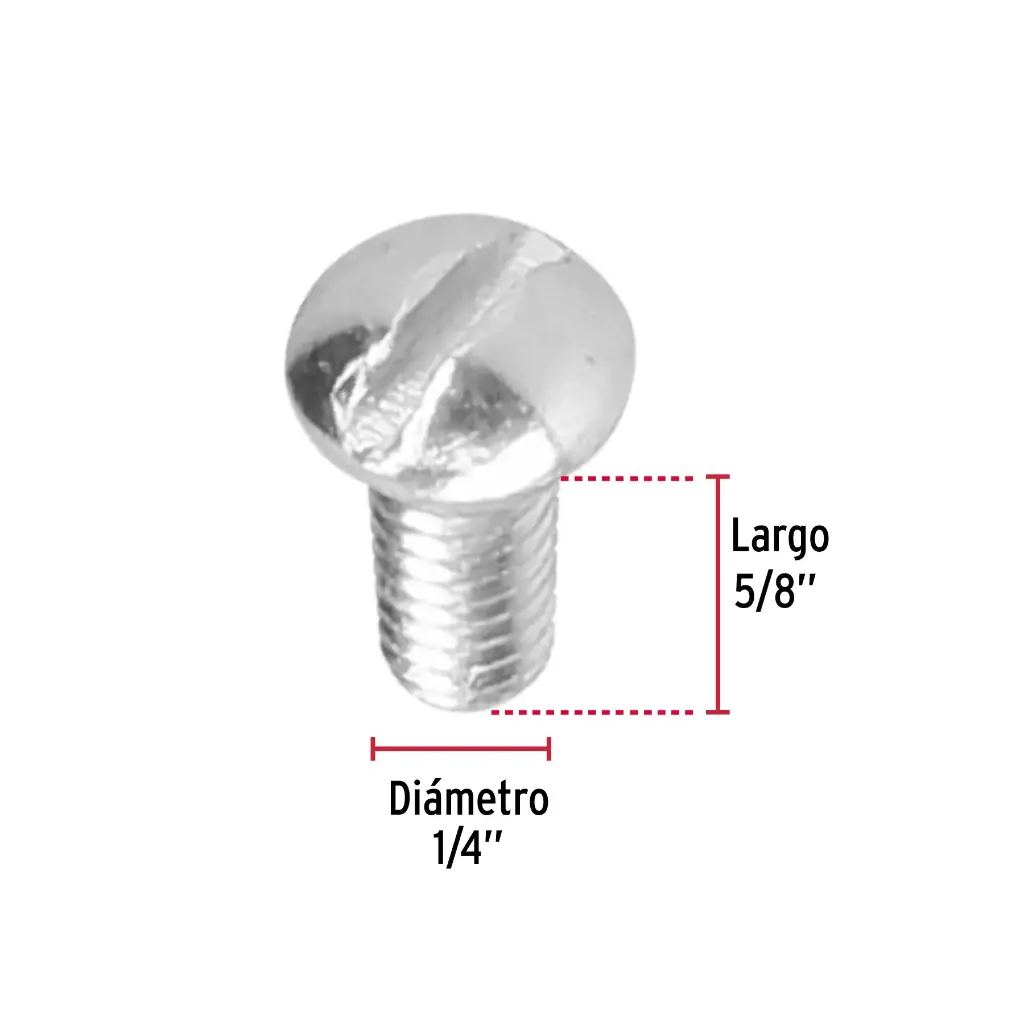 TORNILLO ESTUFA 1/4 X 5/8P FIERO 44624