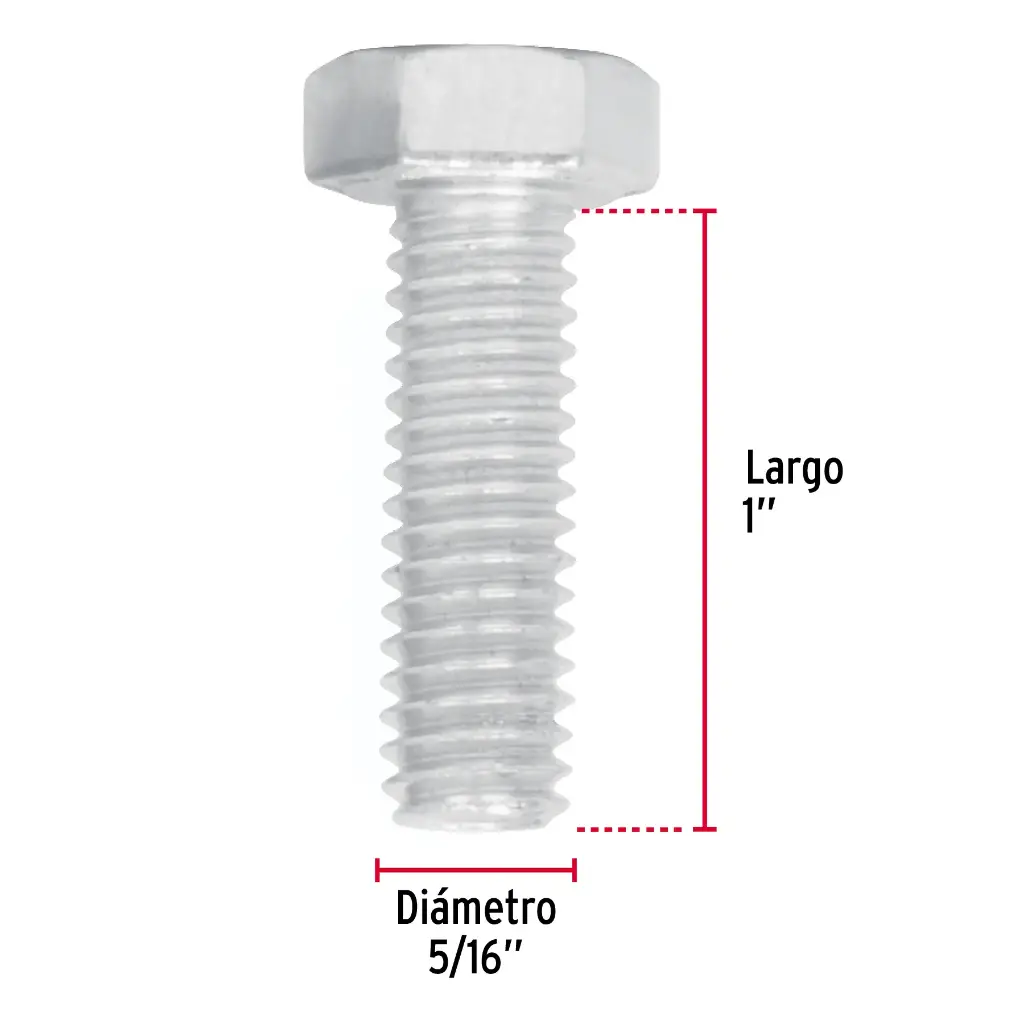 TORNILLO HEX 5/16 X 1P FIERO 44566