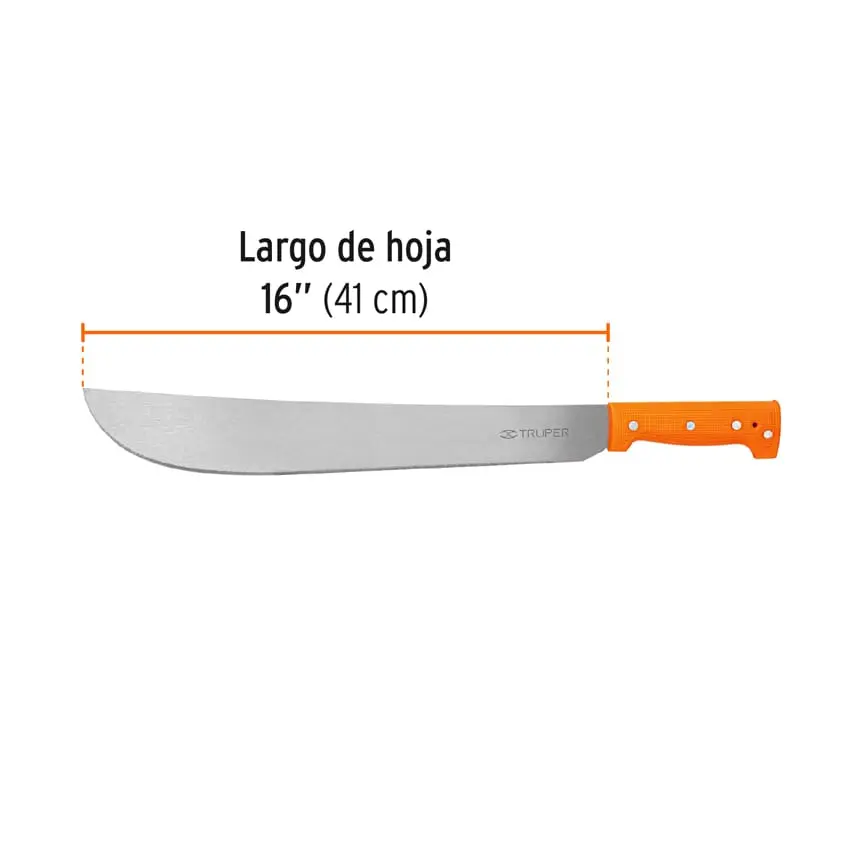 MACHETE 16P NARANJA TRUPER 15884 T-460-16P