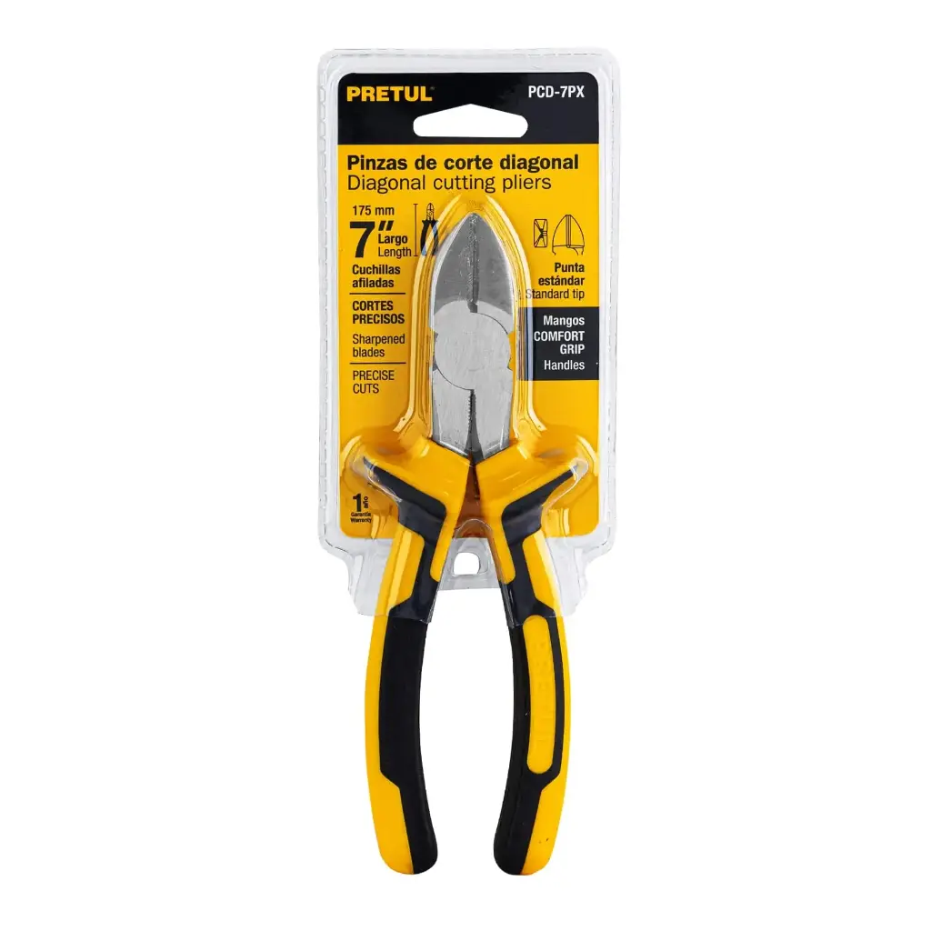 PINZA CORTE DIAG 7 PRETUL COMFORT 22678 PCD-7PX