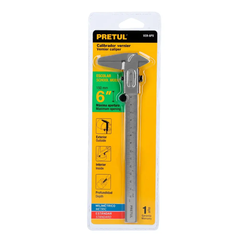 VERNIER 6P ACERO PRETUL 21455