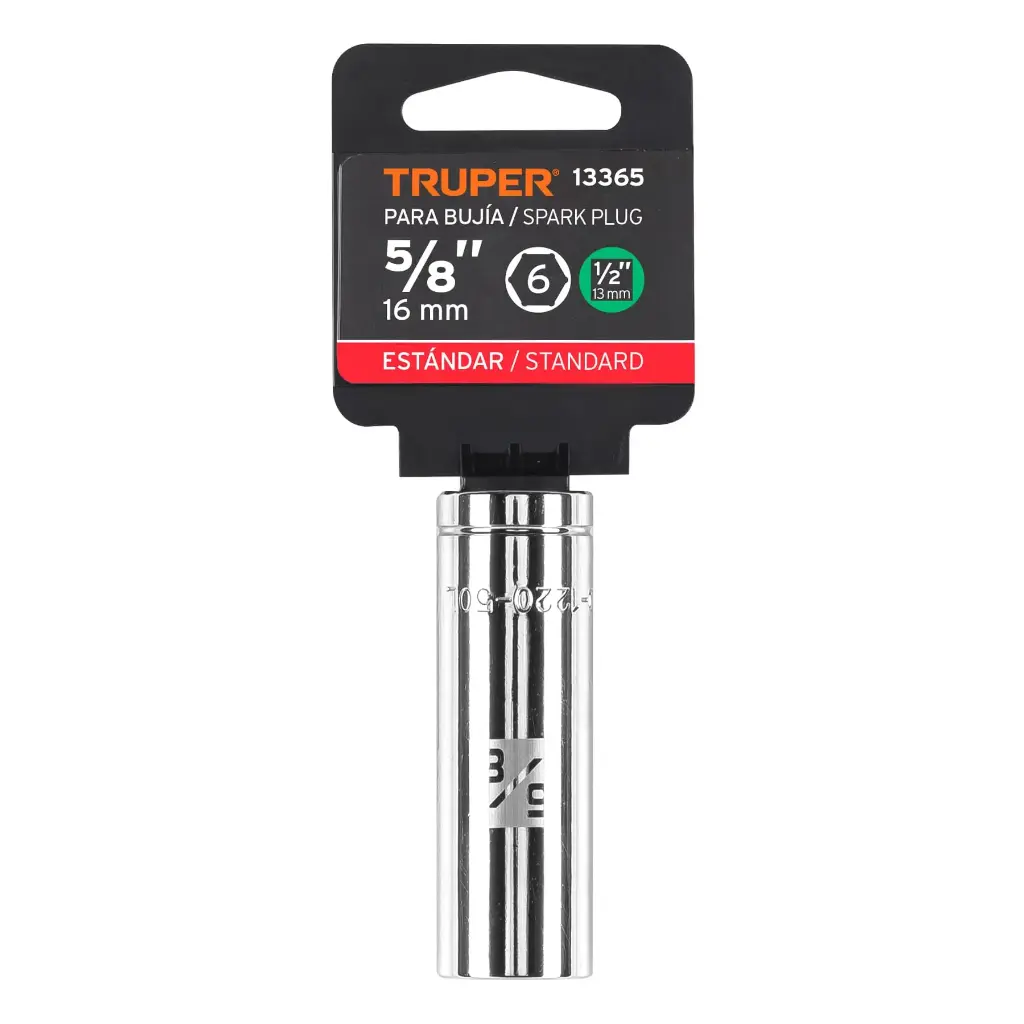 DADO 5/8 C1/2 HEX LARGO TRUPER 13365 D-1220-50L