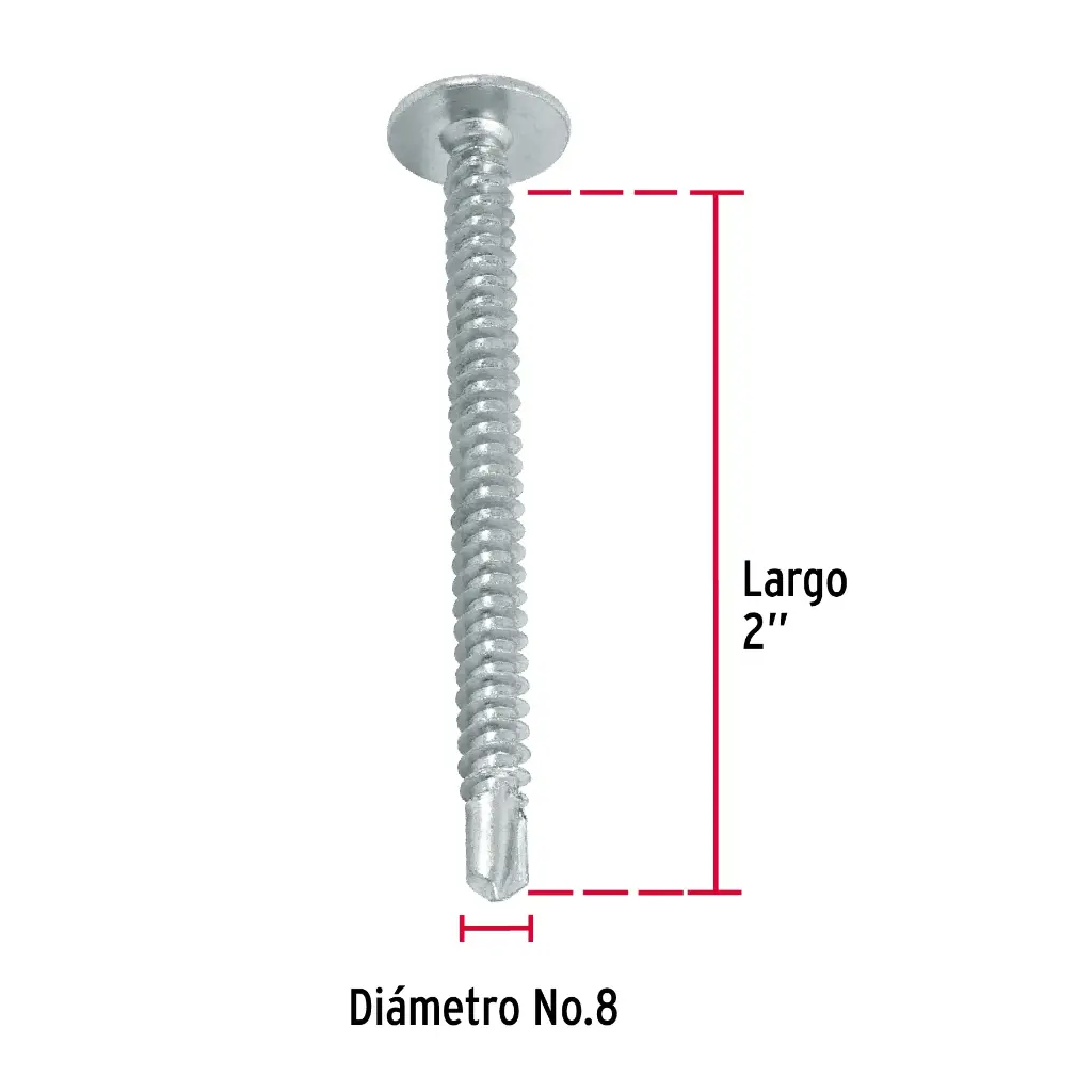 PIJA BROCA C/CRUZ 8 X 2 FIERO 44650 1PZ