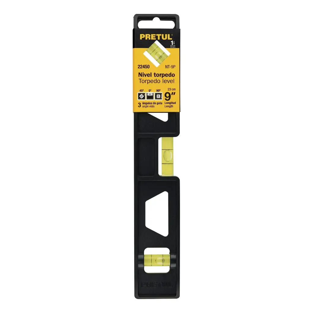 NIVEL TORPEDO 3G PRETUL 22450 NT-9P