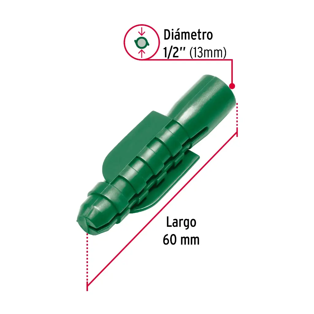 TAQUETE PLAST 1/2 FIERO 40164 1 PIEZA
