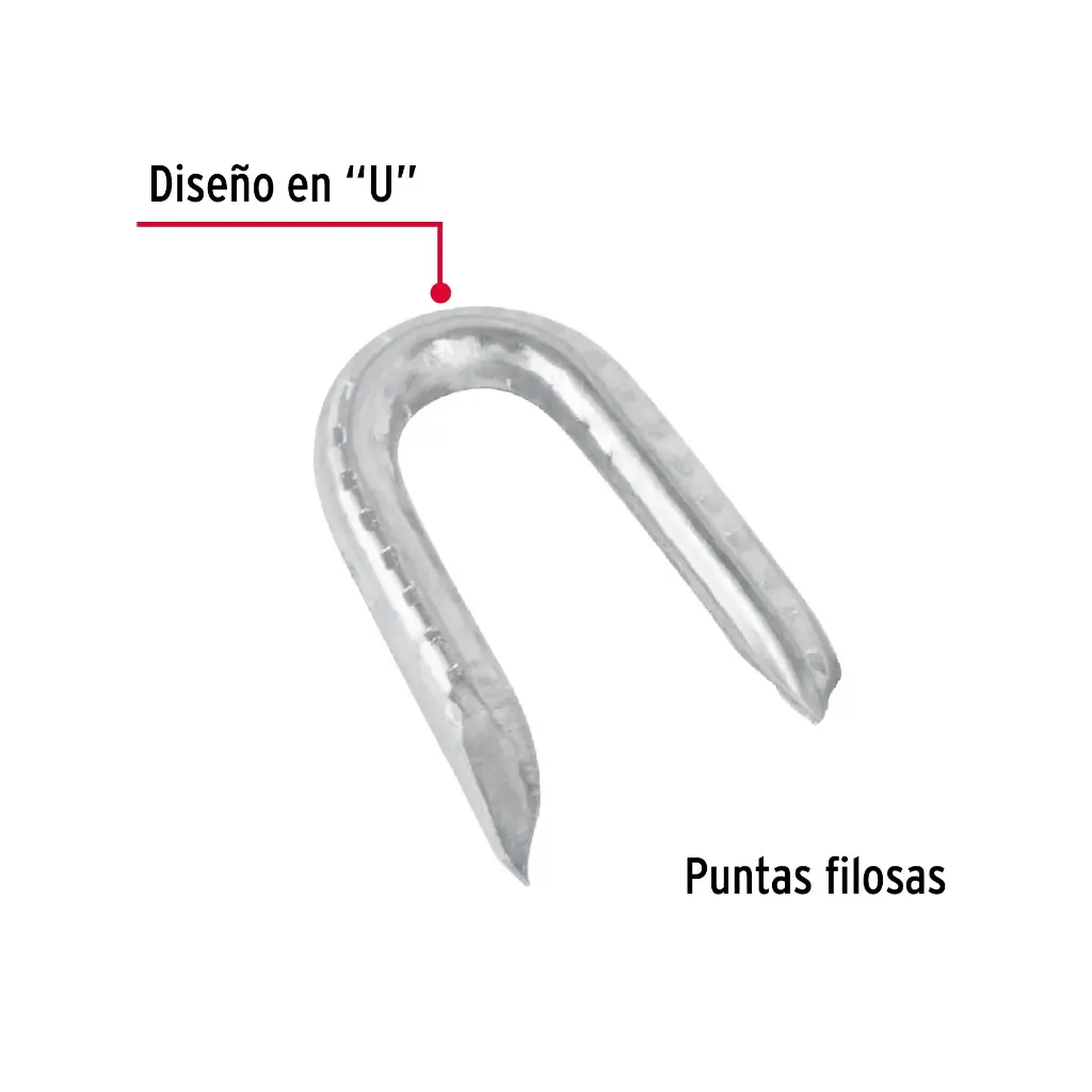 GRAPA ALAMBRE PUAS CONCRETO 1 KILO 44513