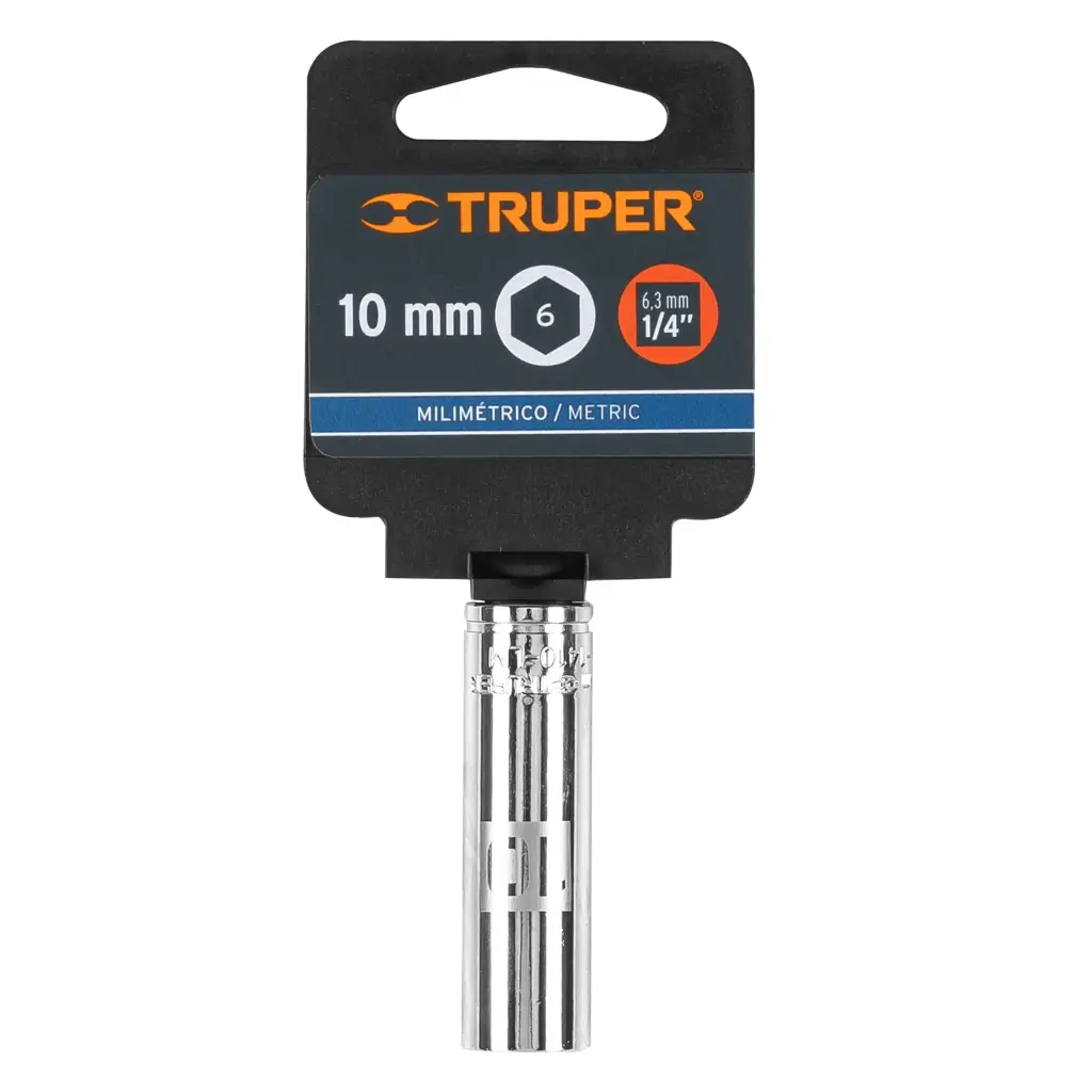 DADO 10MM C1/4 LGO TRUPER 13204