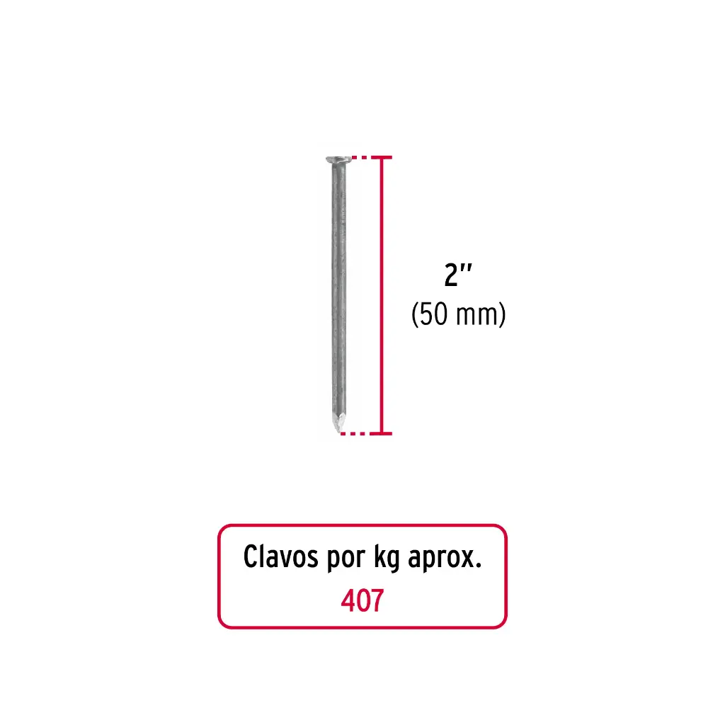 CLAVO MADERA 2 FIERO CLE-2B 45021 1KG