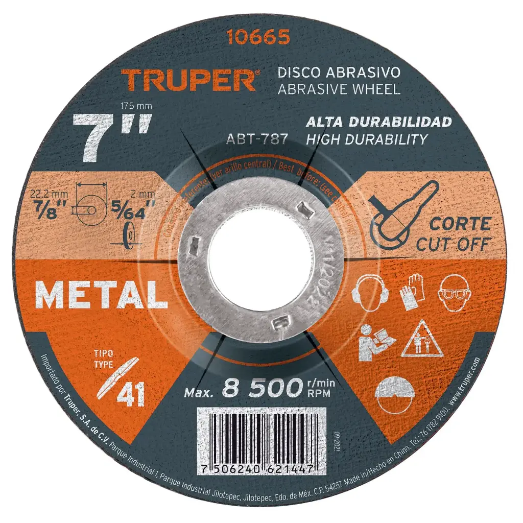 DISCO METAL 7P TRUPER 10665 ABT-787