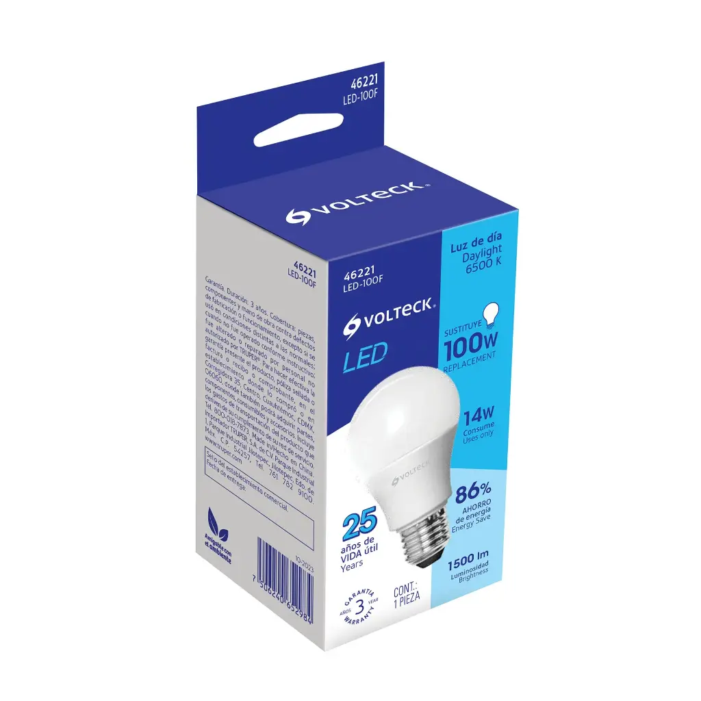 FOCO/LAMPARA 14W LED VOLTECK 46221 LED-100F