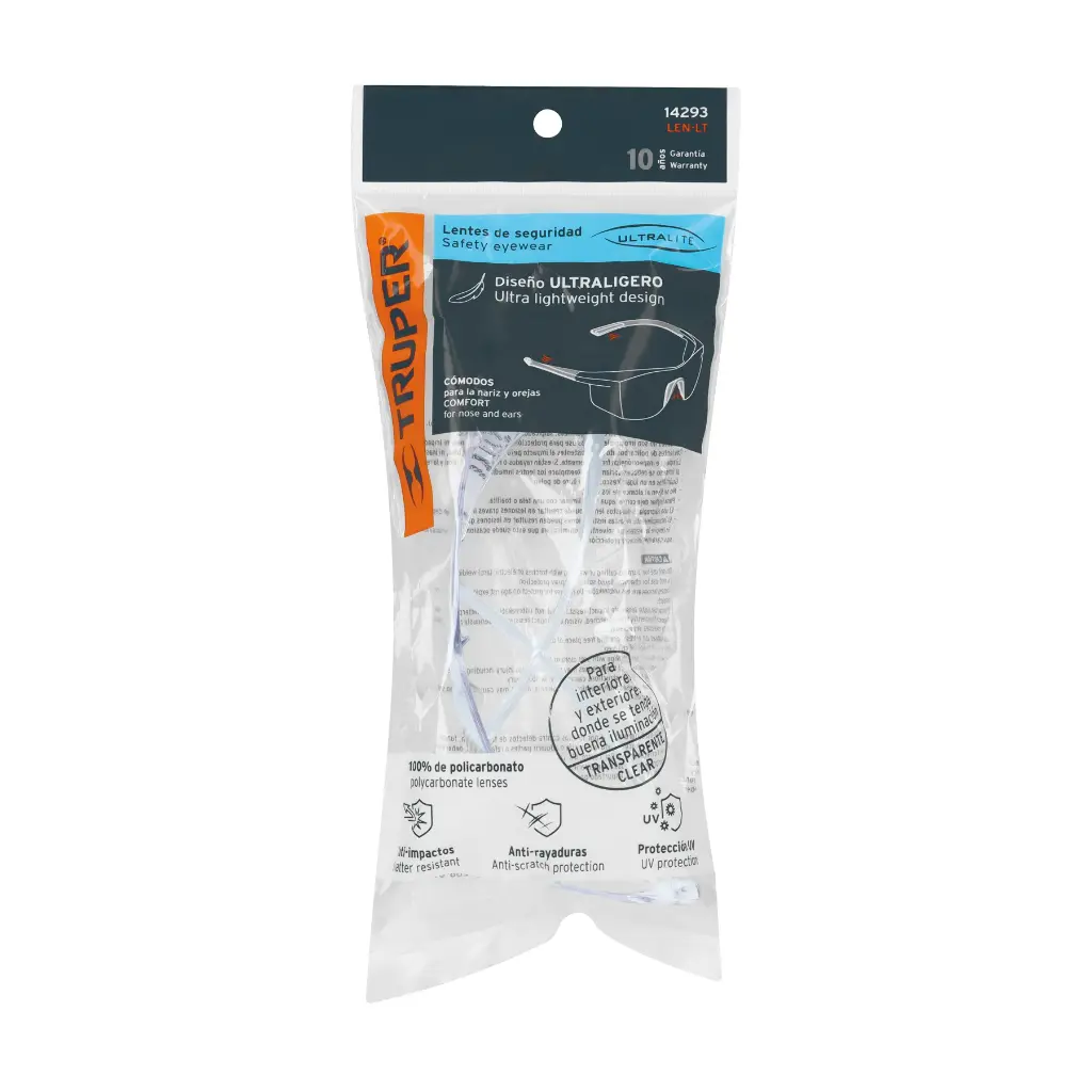 LENTE TRANSP ULTRALITE TRUPER LEN-LT 14293