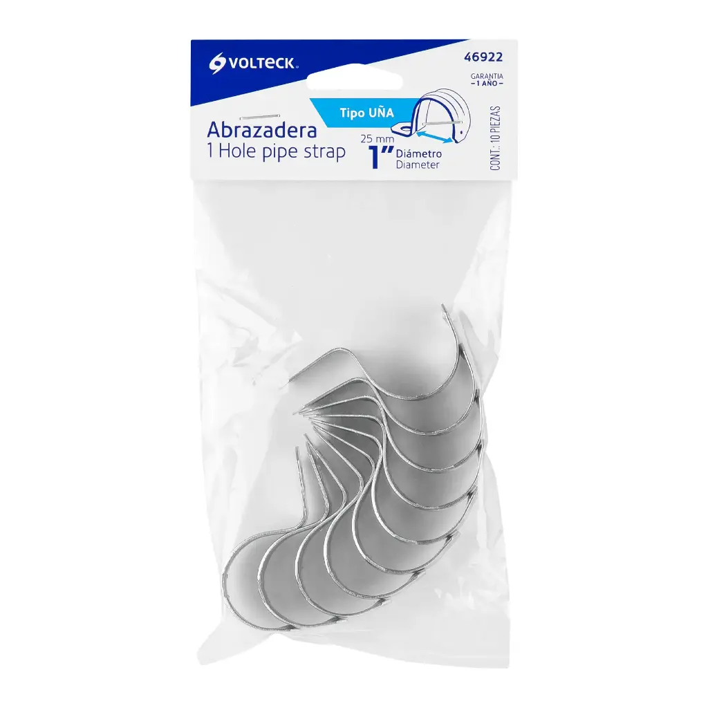 ABRAZADERA UÑA 1 VOLTECK 46922 10PZ