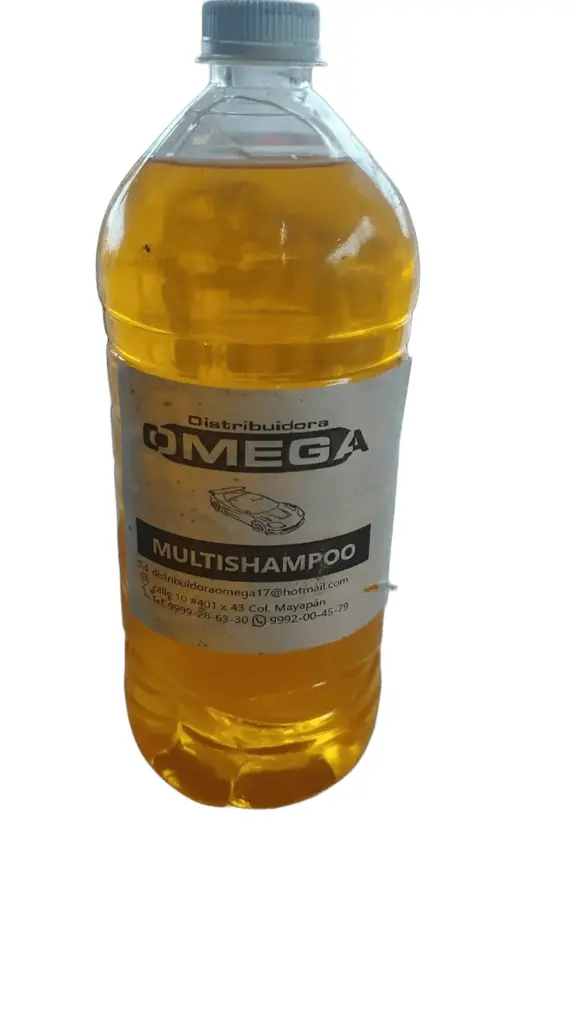SHAMPOO PARA AUTO 1 LITRO OMEGA 
