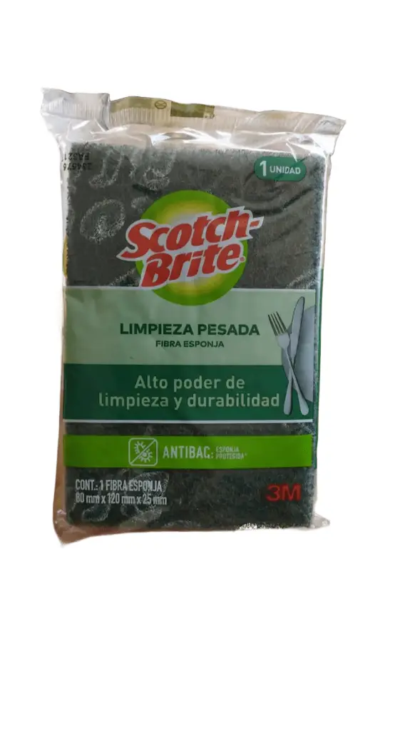 FIBRA SCOTCH BRITE LIMPIEZA PESADA