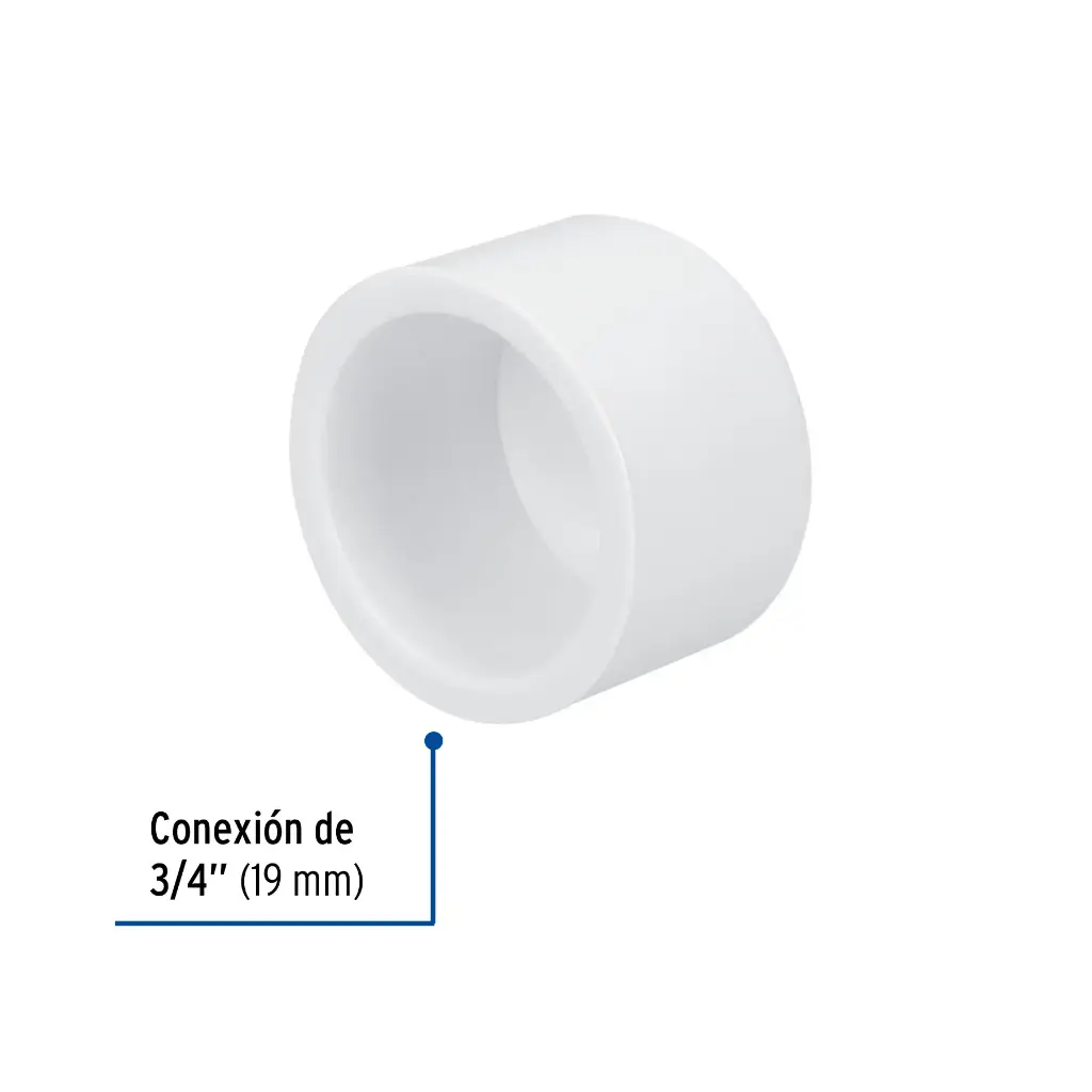 PVC TAPA 3/4 SANITARIO PVC-362 45424