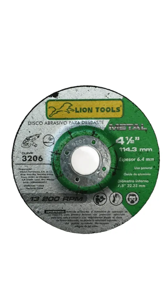 DISCO ABRASIVO PARA DESBASTE 4 1/2 P