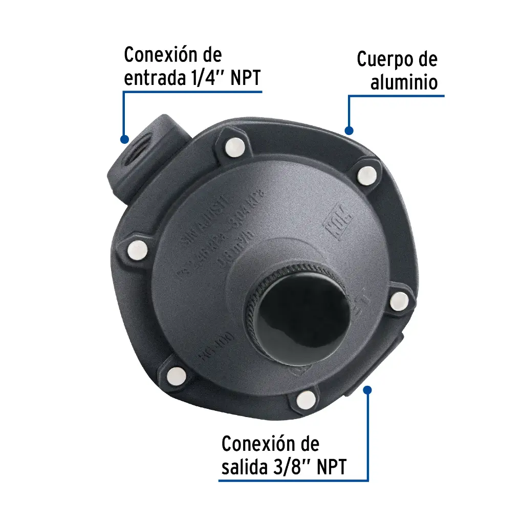VALVULA DE 1 VIA GAS BAJA PRESION 40710 