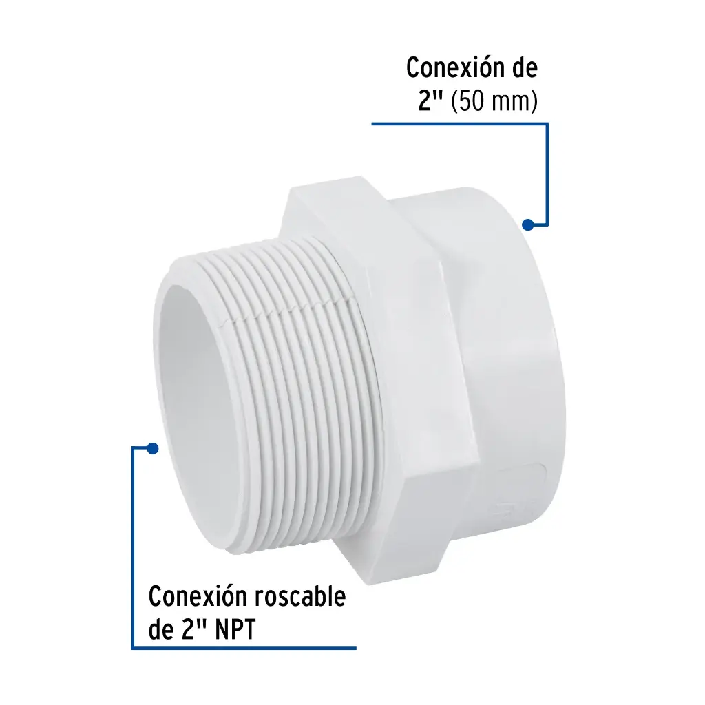 PVC MACHO 2" FOSET 45547