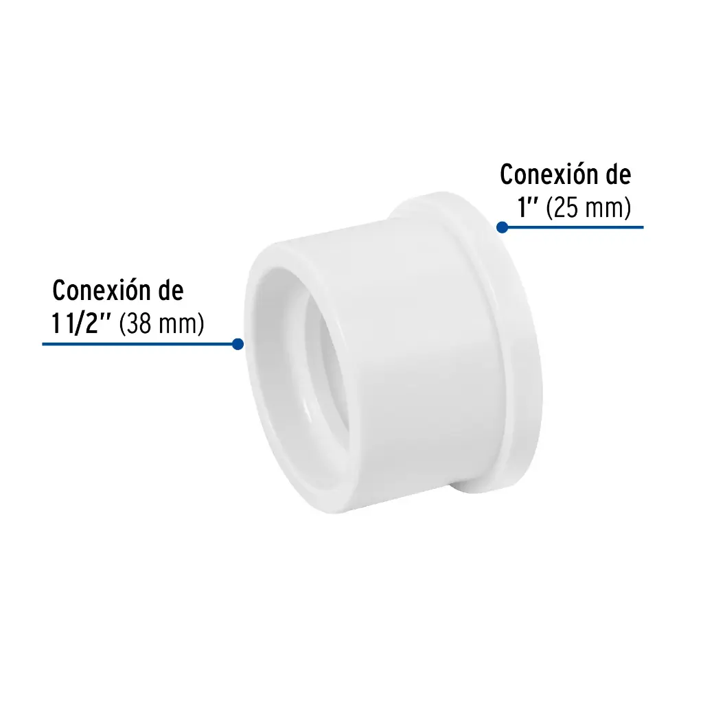 PVC REDUCCION 1 1/2 - 1 FOSET 45537