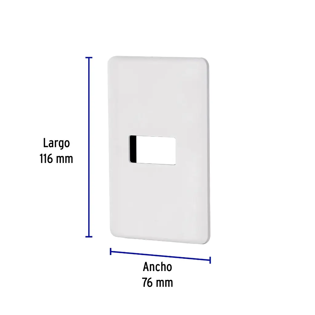 PLACA 1 MODULO ABS BLANCA VOLTECK BASIC 27222