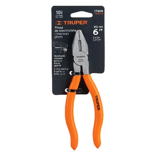 PINZA ELECTRICISTA 6P TRUPER T200-6 17306