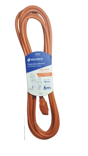 EXTENSION 6M NARANJA VOLTECH ER-6X16 48044