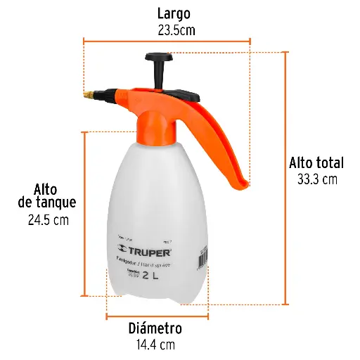 FUMIGADOR 2L TRUPER FDO-2 10235