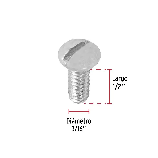 TORNILLO ESTUFA 3/16 X 1/2P FIERO 44614 