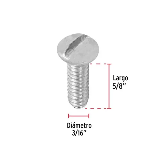 TORNILLO ESTUFA 3/16 X 5/8P FIERO 44615