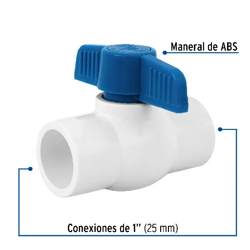 PVC VALVULA ESFERA 1 CEMENTAR FOSET 49158