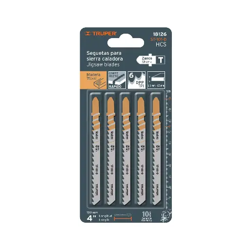 SEGUETA CALADORA MAD.GSA, PVC TRUPER 18126