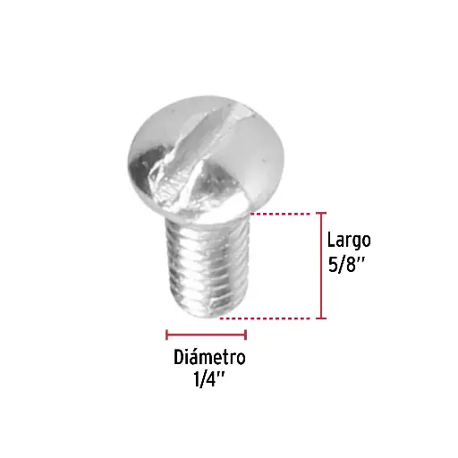 TORNILLO ESTUFA 1/4 X 5/8P FIERO 44624