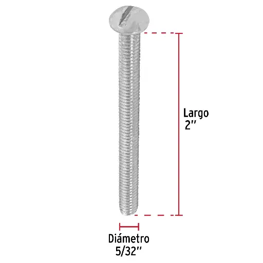 TORNILLO ESTUFA 5/32 X 2P FIERO 44612