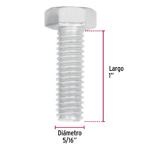 TORNILLO HEX 5/16 X 1P FIERO 44566