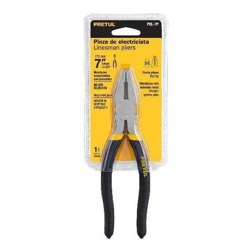 PINZA ELECTRICISTA 7 PRETUL 22603 PEL-7P