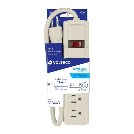 MULTICONTACTO 4 BARRA C16 VOLTECK 47181 MUL-4