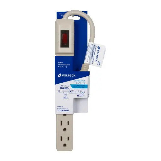 MULTICONTACTO 6 ENTRADAS VOLTECK 47188